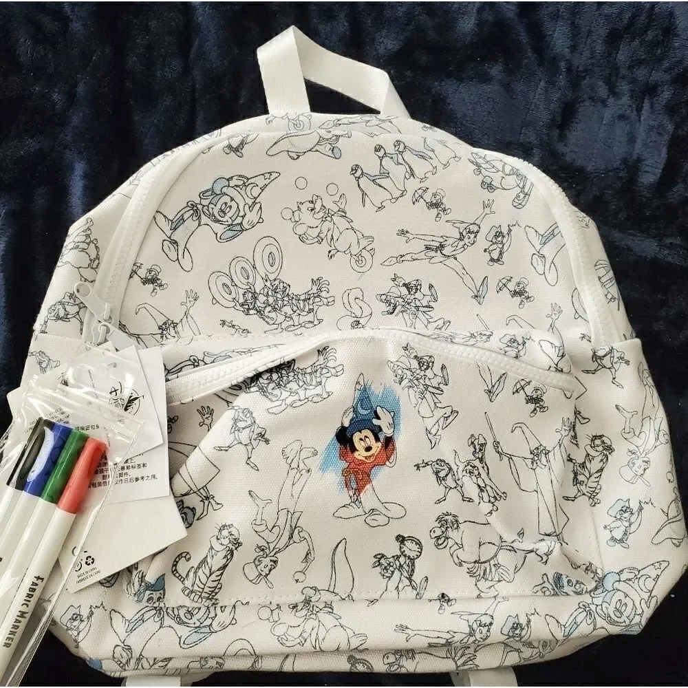 Disney Parks Ink & Paint Colorable Backpack‎